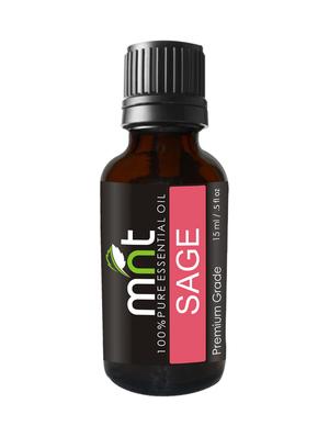 mnt sage essential oil (15ml) 100% pure natural & undiluted therapeutic grade & aromatherapy - 15336428 - Standard Image - 2