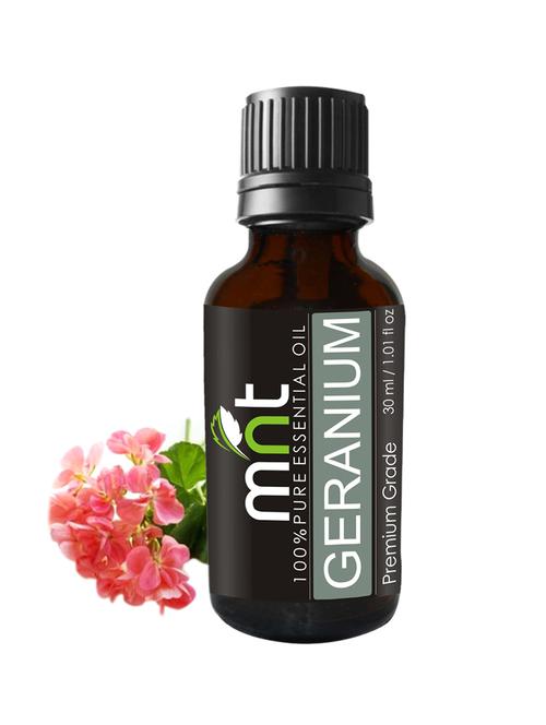 mnt geranium essential oil (30ml) 100% pure natural & undiluted for radiant skin & relieving acne - 15336466 - Standard Image - 1
