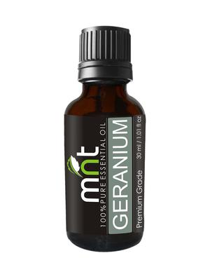 mnt geranium essential oil (30ml) 100% pure natural & undiluted for radiant skin & relieving acne - 15336466 - Standard Image - 2