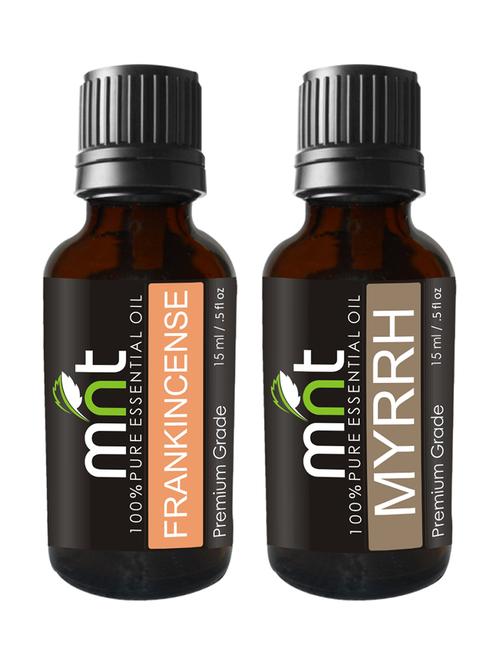 mnt combo of frankincense oil and myrrh essential oil (each 15ml) - 100% pure natural oil - 15336507 - Standard Image - 1