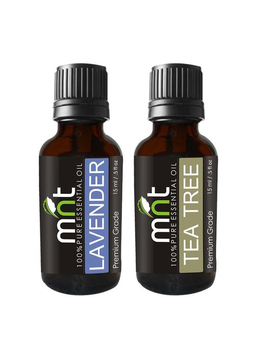 mnt combo set of lavender oil and tea tree essential oil (each 15ml) - 15336591 - Standard Image - 1