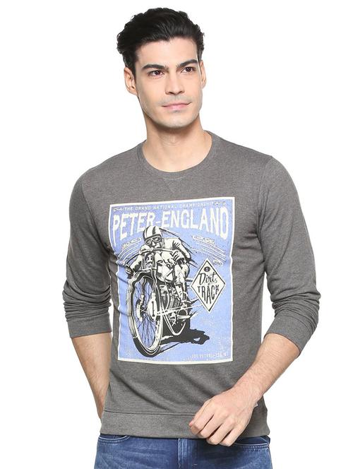 grey polyester sweatshirt - 15337790 - Very Small Image - 1