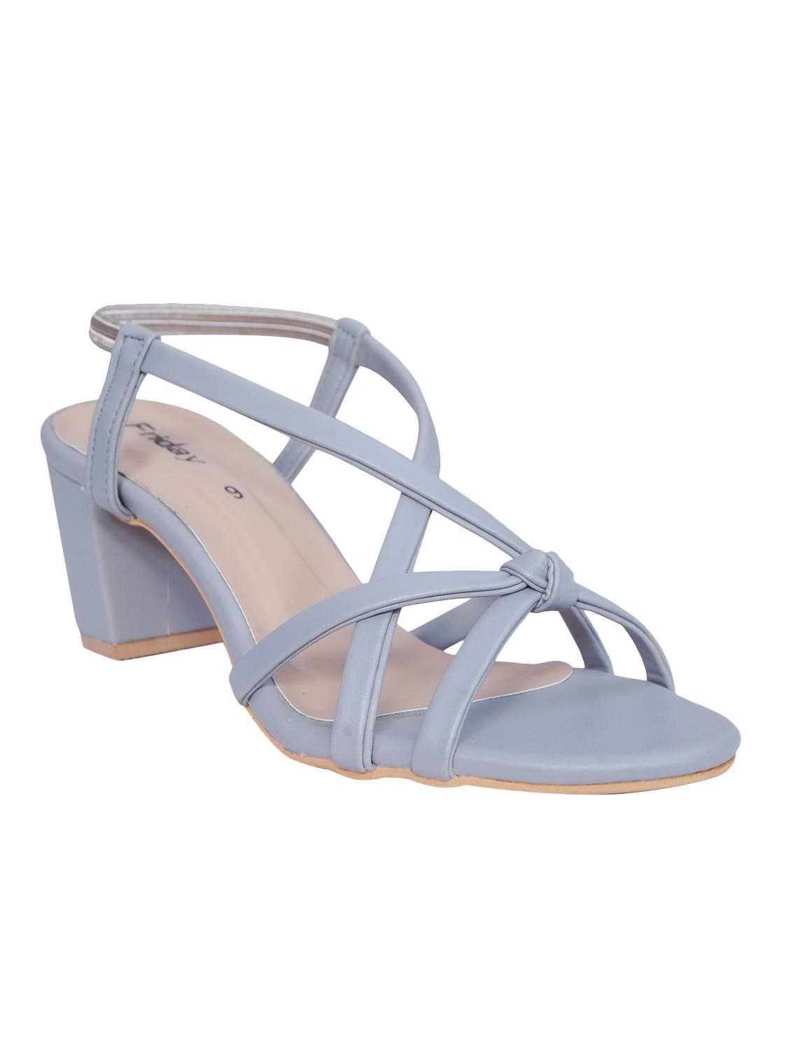 grey pu back strap sandals - 15338209 - Zoom Image - 1