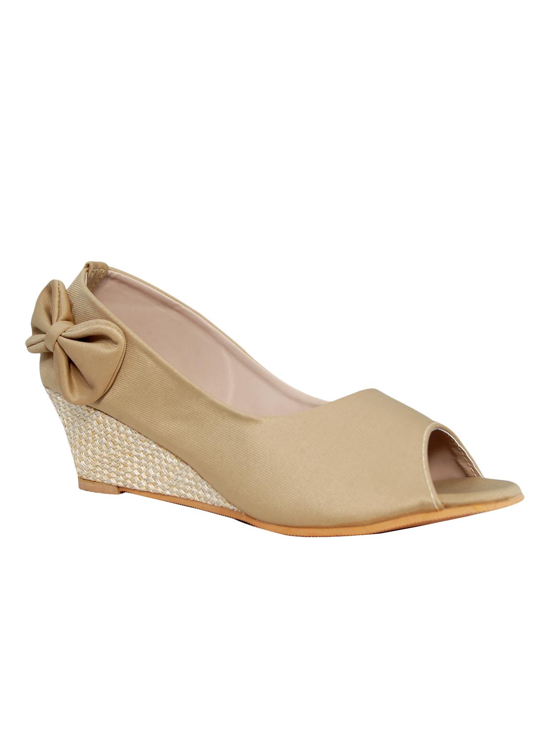 Friday Light Beige Wedge peep toe - 15338213 - Zoom Image - 1