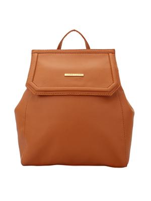 tan leatherette(up) regular backpack - 15338881 - Standard Image - 1