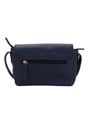 blue leatherette (pu) regular sling bag - 15338894 - Standard Image - 2