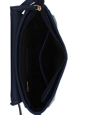 blue leatherette (pu) regular sling bag - 15338894 - Standard Image - 3