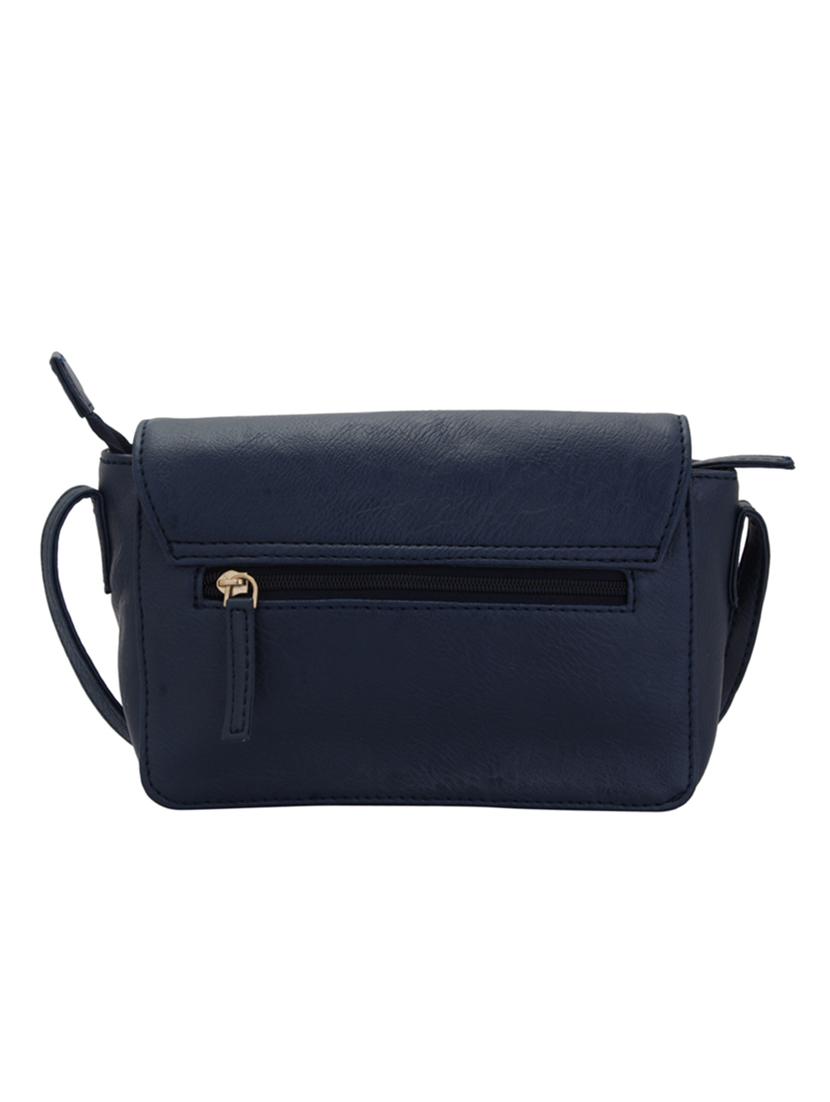 blue leatherette (pu) regular sling bag - 15338894 - Zoom Image - 2