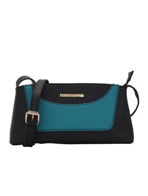 black leatherette (pu) regular sling bag - 15338900 - Standard Image - 1
