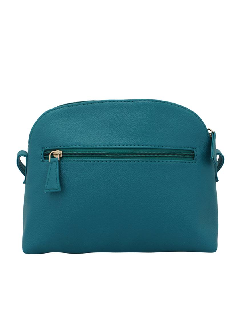 blue leatherette (pu) regular sling bag - 15338904 - Zoom Image - 2
