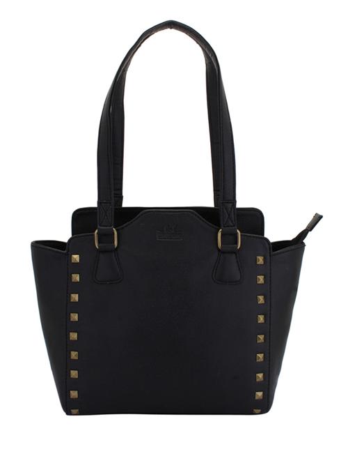 black leatherette (pu) regular tote - 15338918 - Standard Image - 1