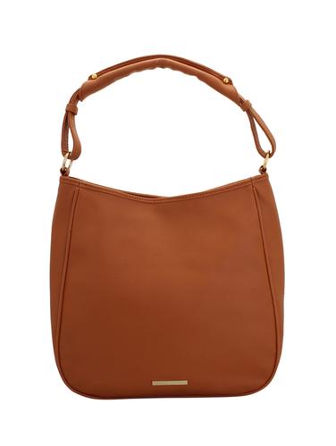 tan leatherette (pu) hobo handbag - 15338922 - Very Small Image - 1