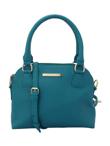blue leatherette (pu) regular handbag - 15338933 - Very Small Image - 1