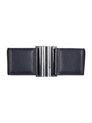 black leather belt - 15338945 - Standard Image - 1