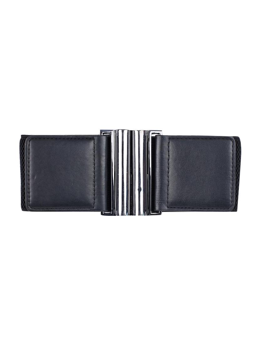 black leather belt - 15338945 - Zoom Image - 1