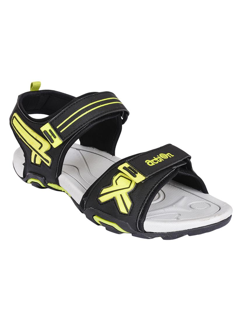 black leatherette back strap floaters - 15338994 - Zoom Image - 1