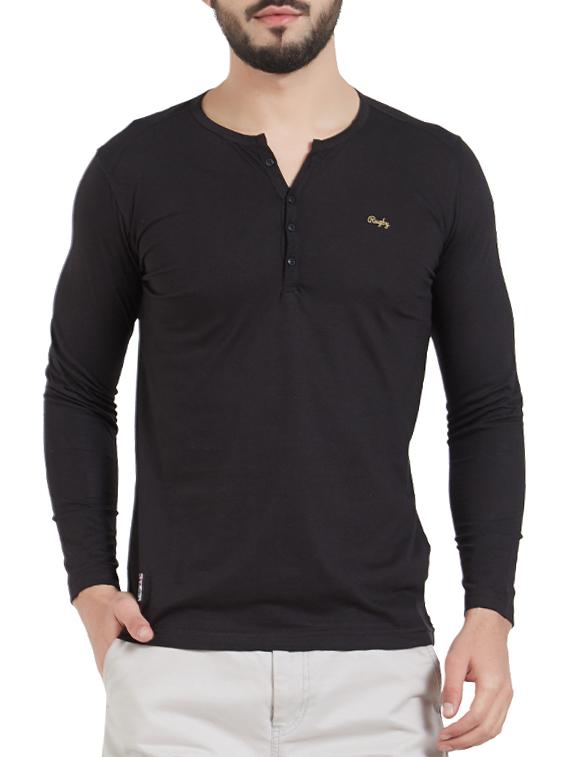 black cotton t-shirt - 15339164 - Zoom Image - 1