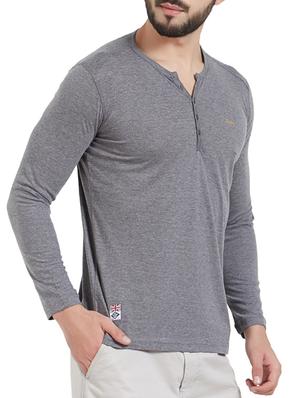 grey cotton t-shirt - 15339166 - Standard Image - 2