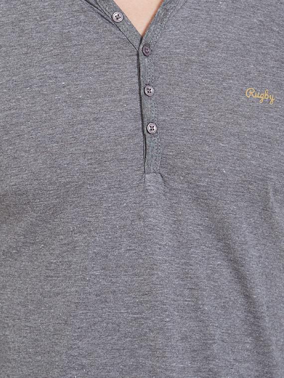 grey cotton t-shirt - 15339166 - Zoom Image - 4