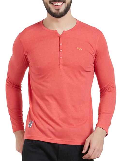 red cotton t-shirt - 15339168 - Standard Image - 1