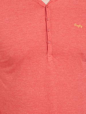 red cotton t-shirt - 15339168 - Standard Image - 4