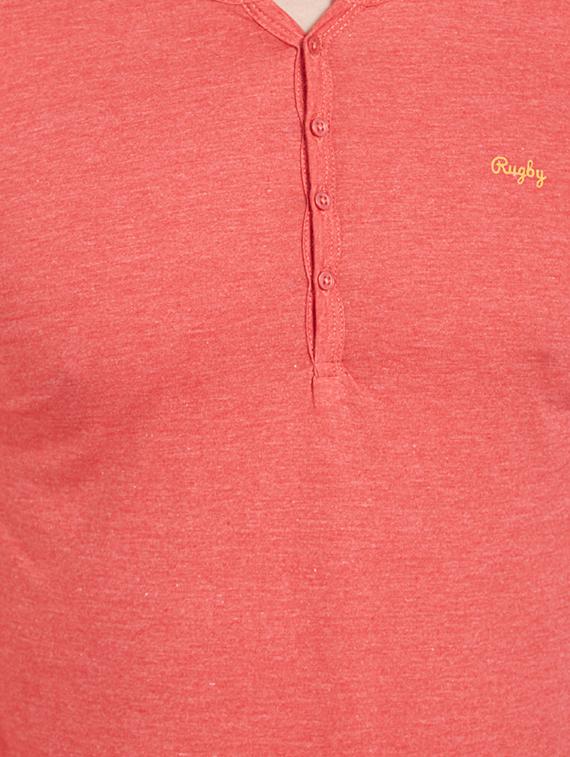 red cotton t-shirt - 15339168 - Zoom Image - 4