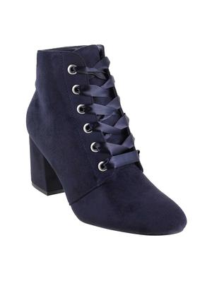 navy ankle boot - 15339387 - Standard Image - 1