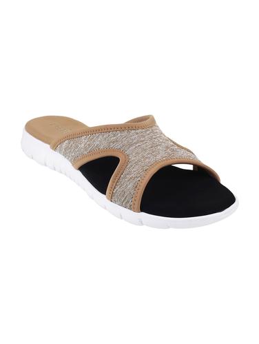 beige faux leather slip on sandals - 15339459 - Very Small Image - 1