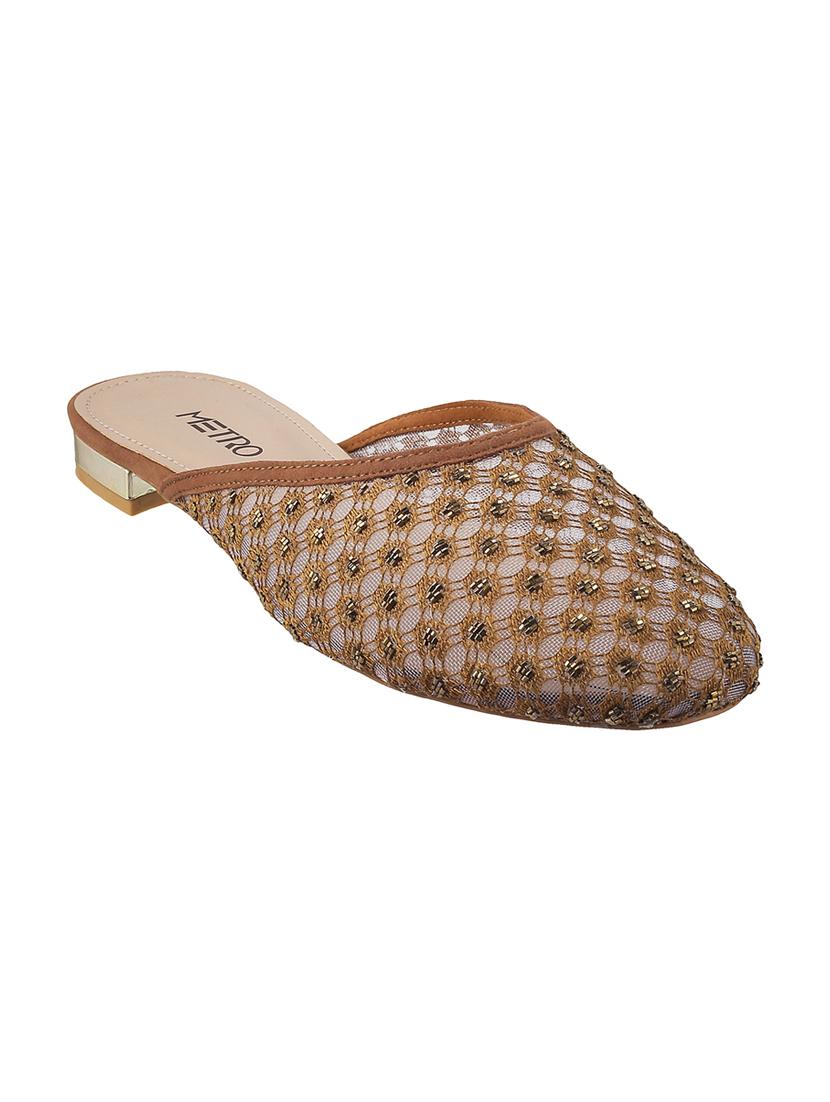 brown faux leather mules sandals - 15339501 - Zoom Image - 1