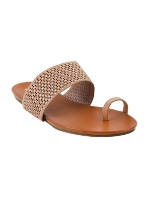 brown one toe sandal - 15339513 - Standard Image - 1