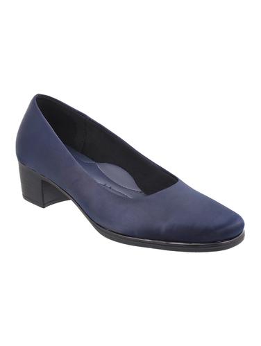 blue leatherette slip on formal shoes - 15339592 - Very Small Image - 1