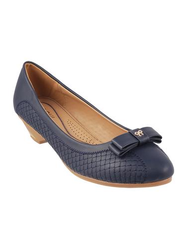 navy faux leather slip on wedges - 15339613 - Very Small Image - 1