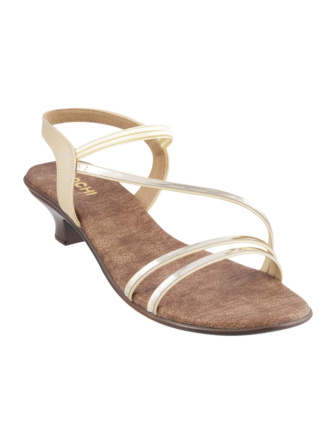 beige leatherette back strap sandals - 15339724 - Zoom Image - 1