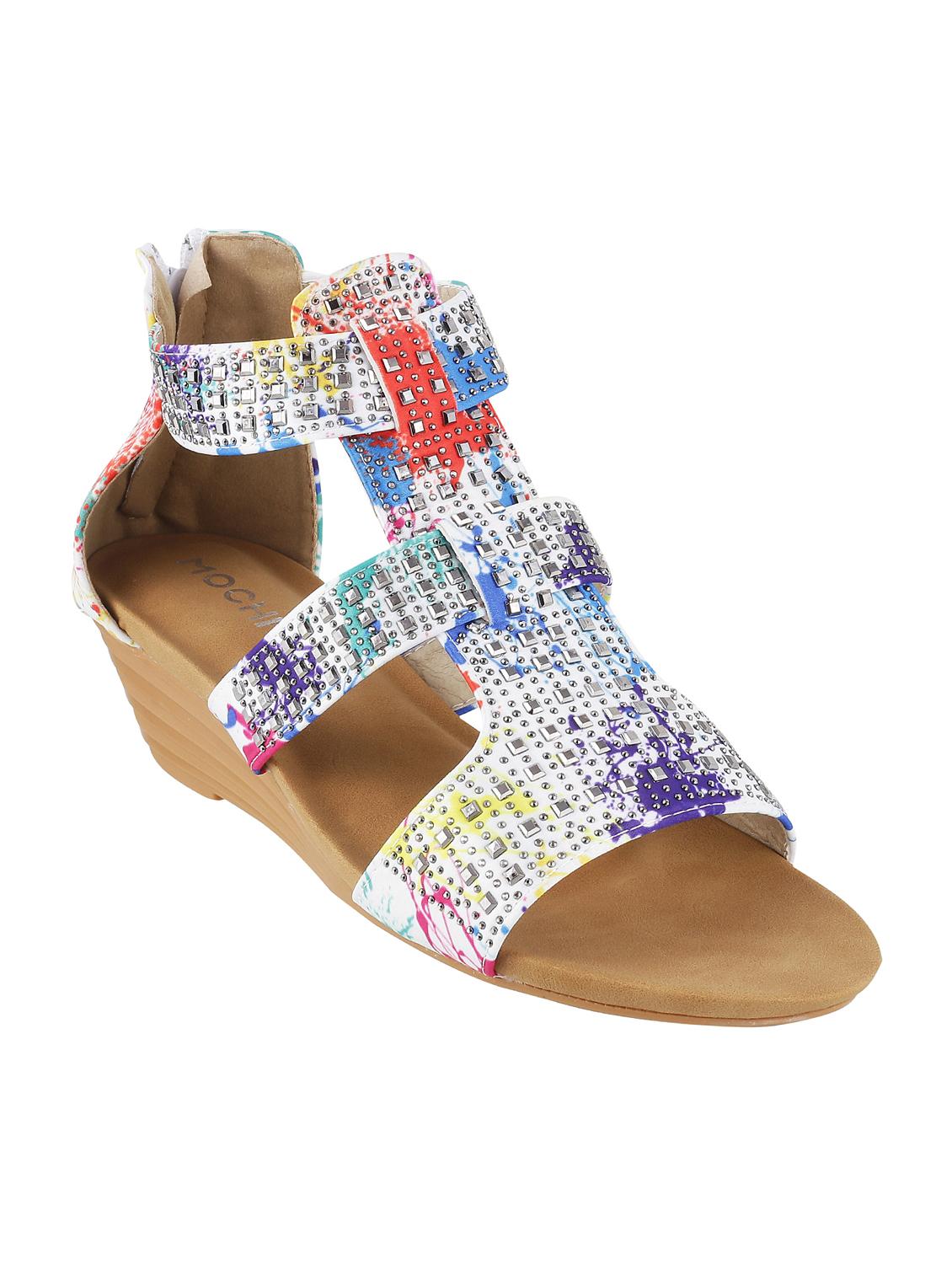 white closed back sandal - 15339729 - Zoom Image - 1