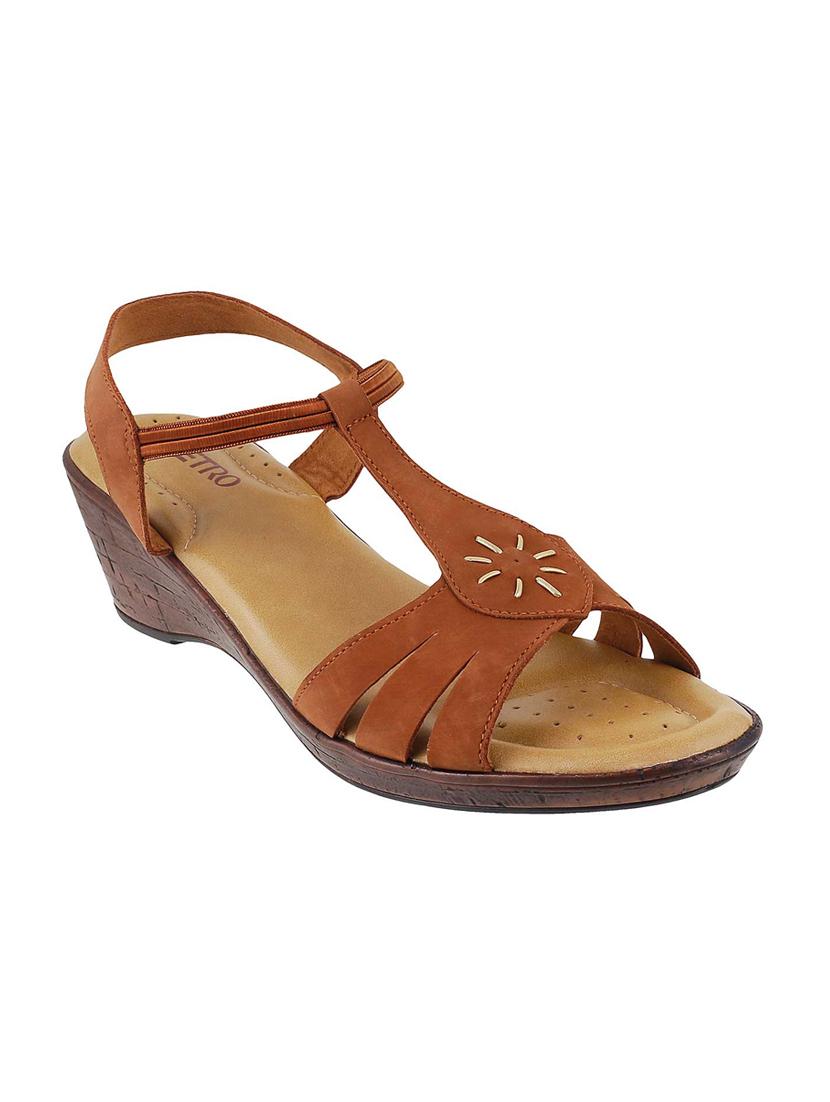 brown back strap wedges - 15339732 - Zoom Image - 1