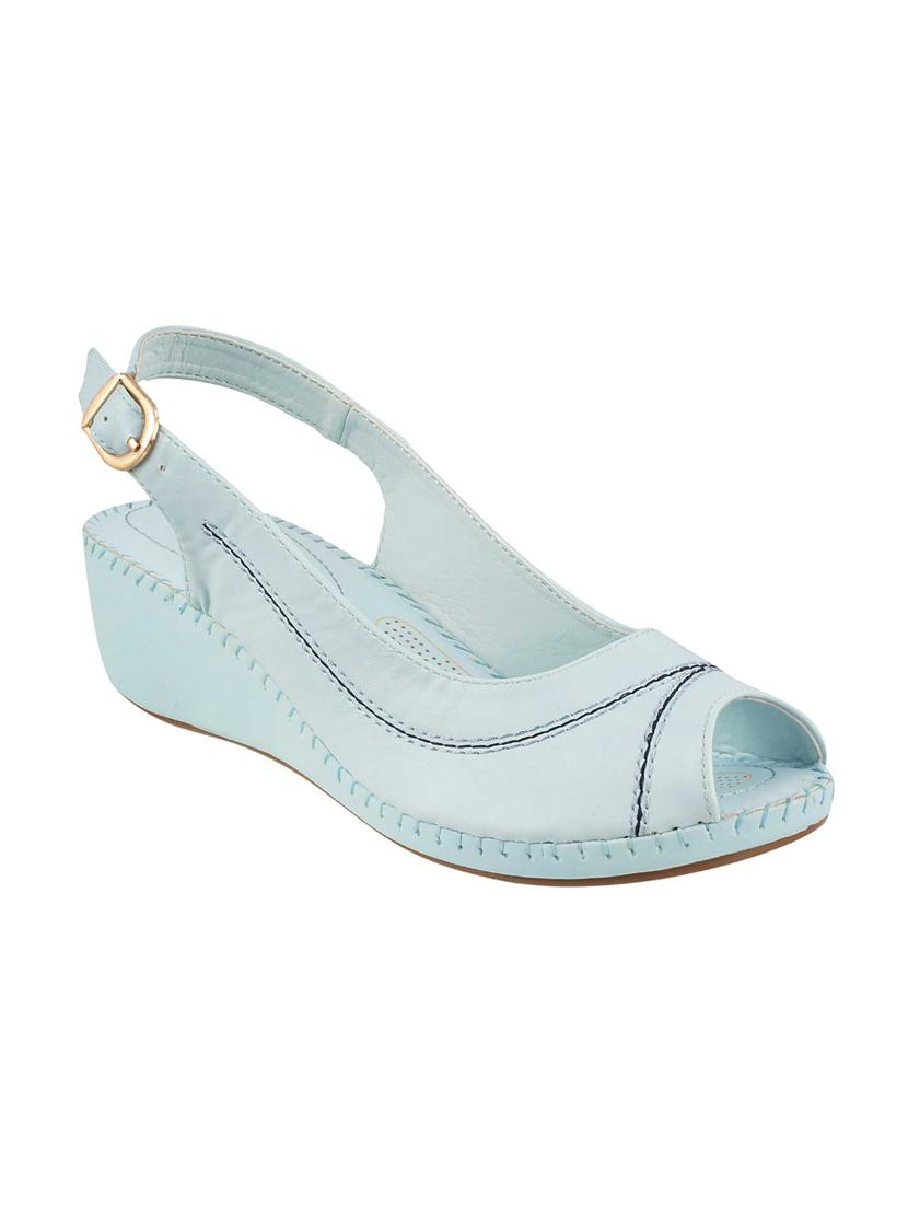 light blue back strap wedges - 15339738 - Zoom Image - 1