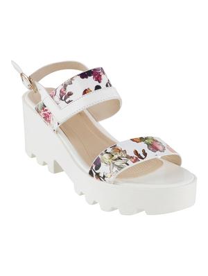 white back strap sandals - 15339757 - Standard Image - 1