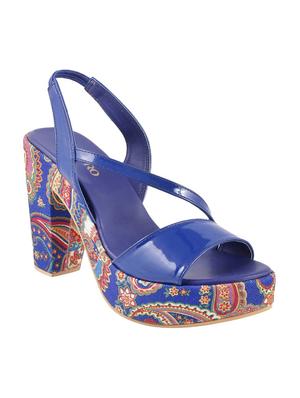 blue back strap sandals - 15339786 - Standard Image - 1