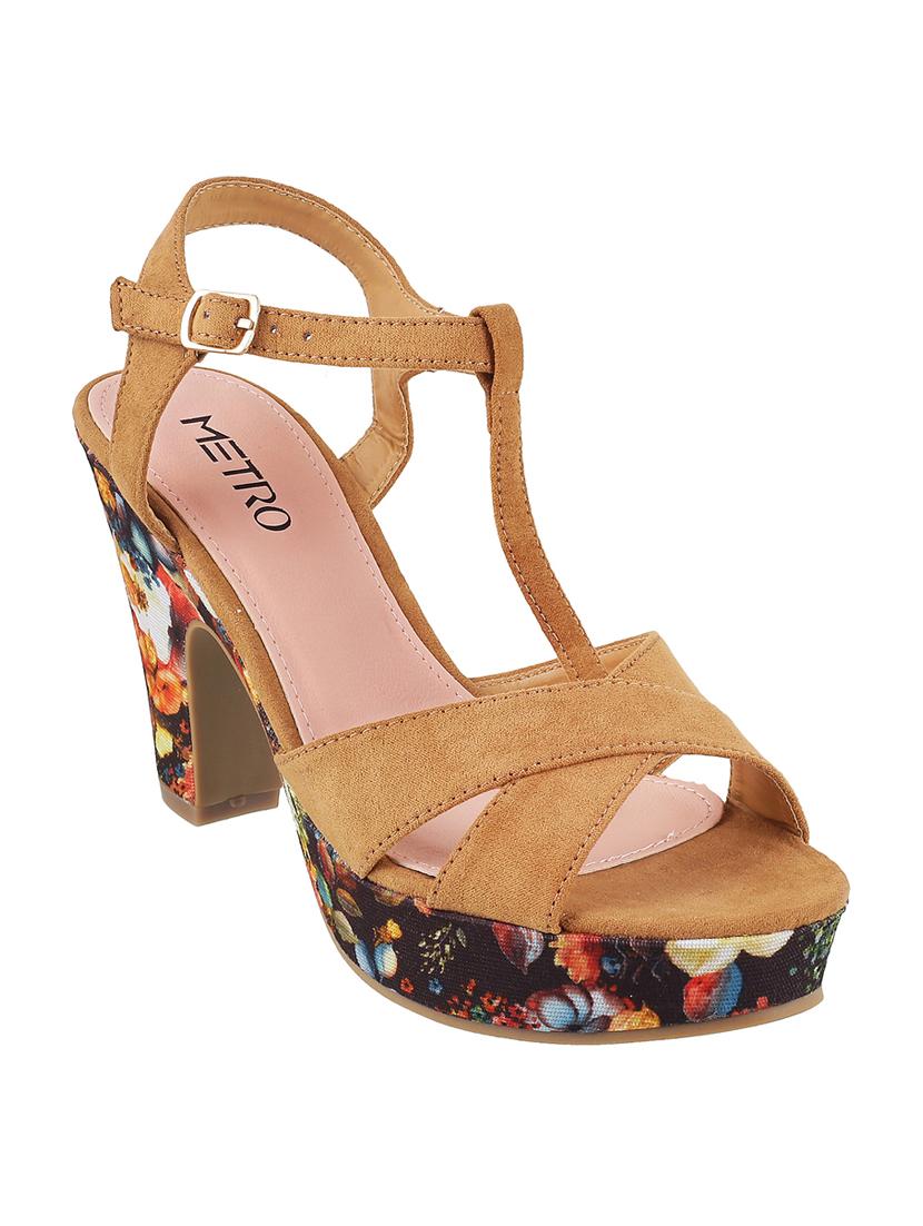 brown back strap sandals - 15339797 - Zoom Image - 1