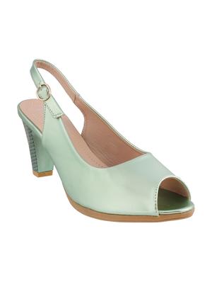 green back strap sandals - 15339803 - Standard Image - 1