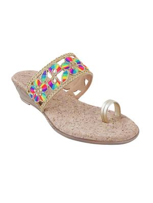 multi colored one toe wedges - 15339852 - Standard Image - 1