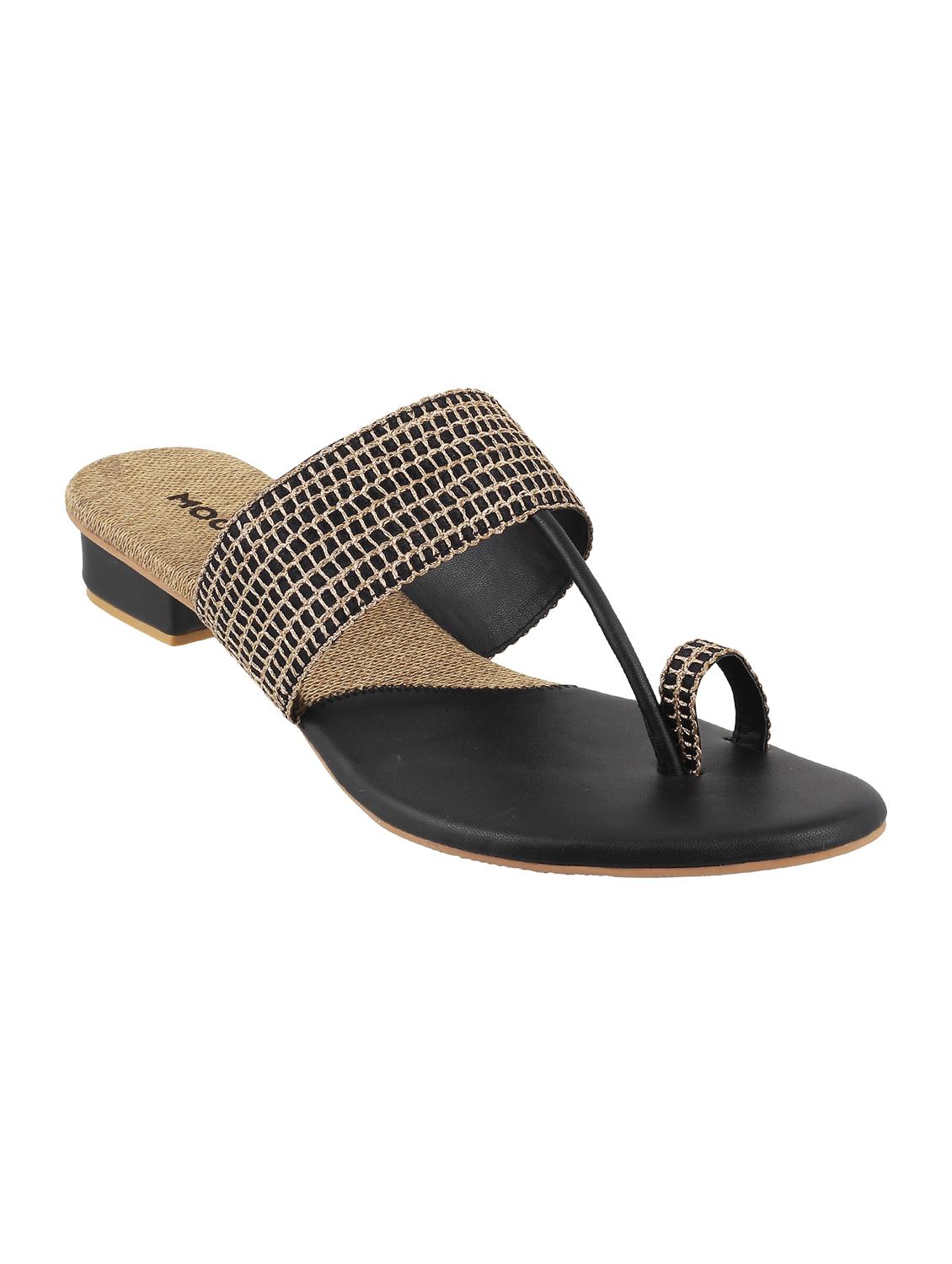 black jute one toe sandals - 15339853 - Zoom Image - 1