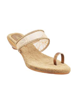 gold one toe sandals - 15339896 - Standard Image - 1