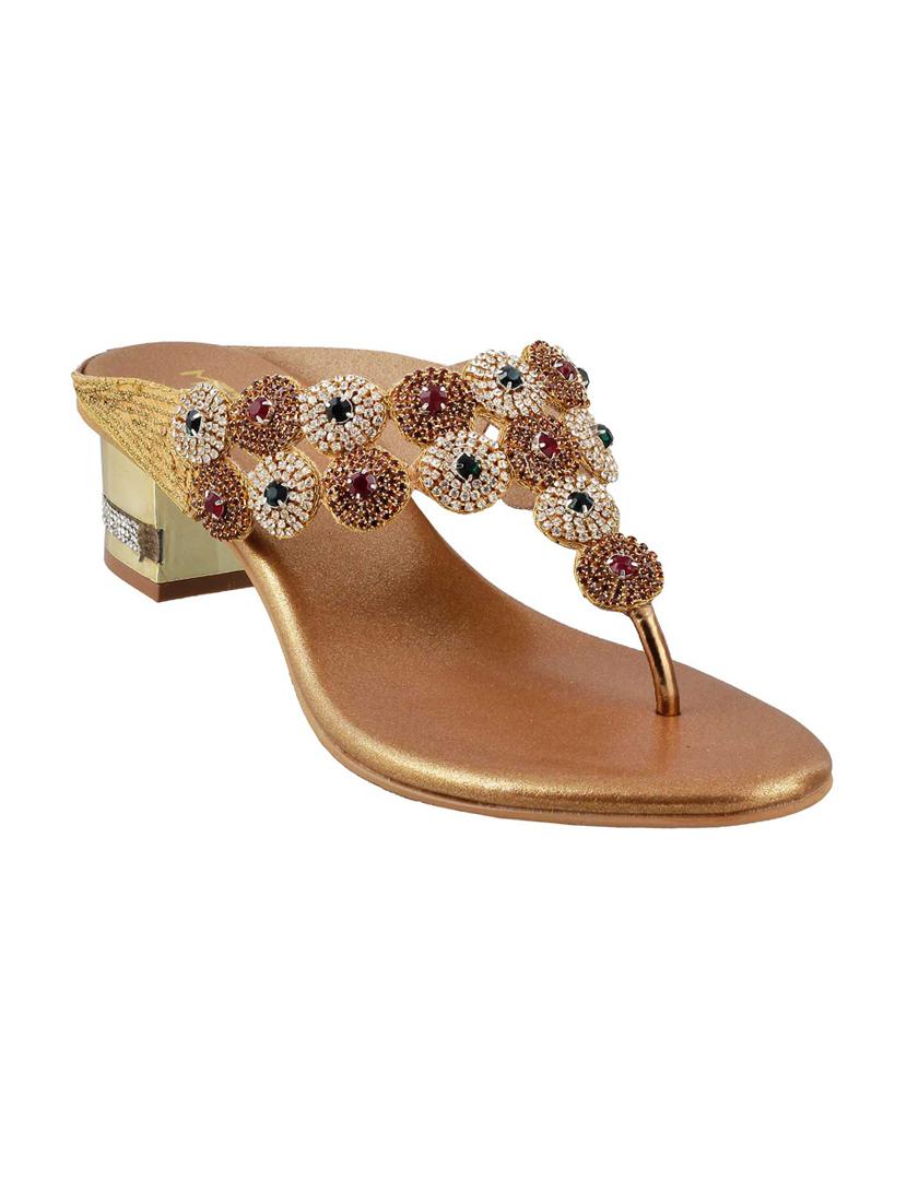 gold toe separator sandals - 15339908 - Zoom Image - 1