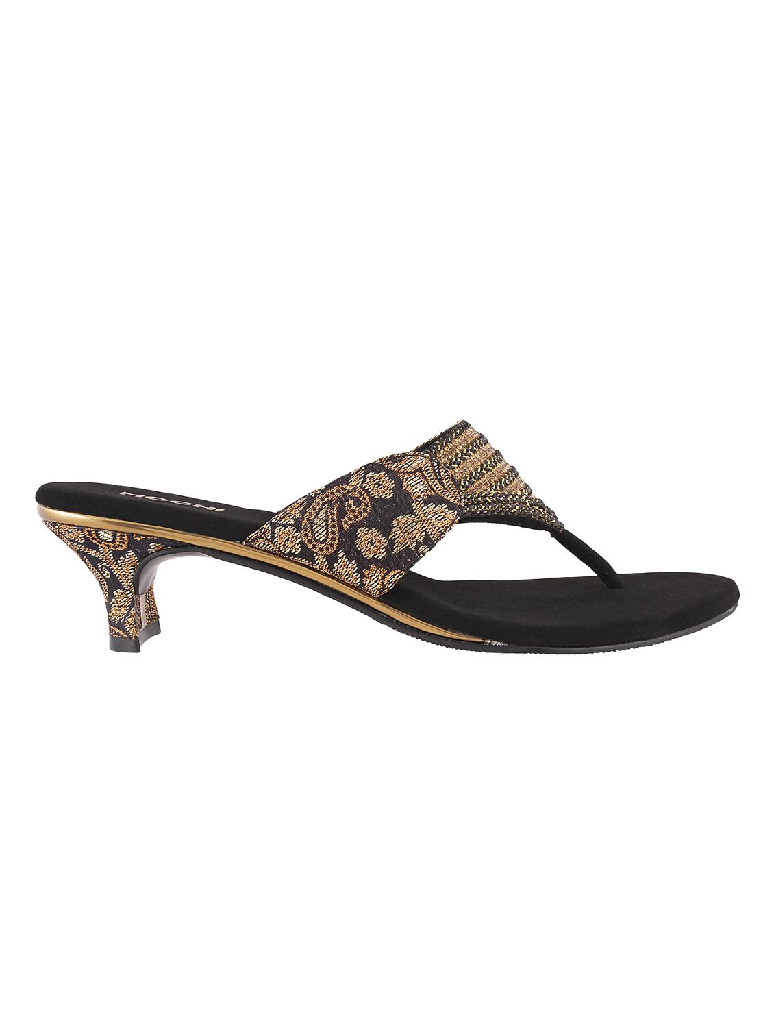 black suede toe separator sandals - 15339942 - Zoom Image - 2