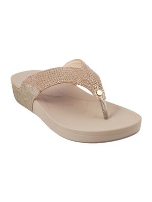 brown leatherette toe separator sandals - 15339985 - Standard Image - 1