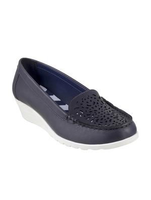 navy slip on loafers - 15340021 - Standard Image - 1