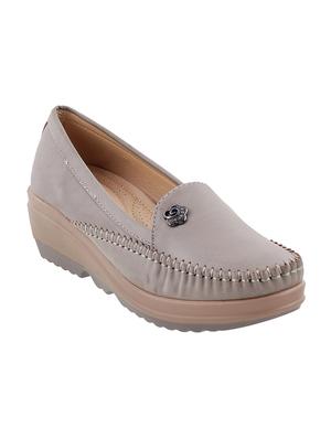 grey slip on loafers - 15340033 - Standard Image - 1