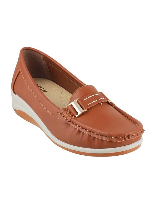 tan slip on wedges - 15340040 - Standard Image - 1