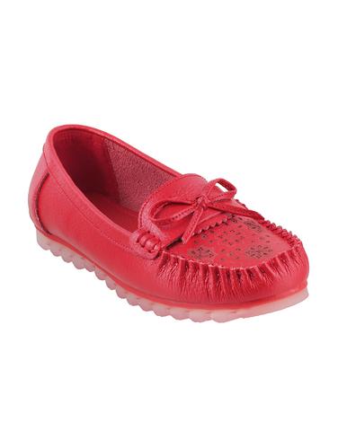 red slip on loafers - 15340044 - Very Small Image - 1